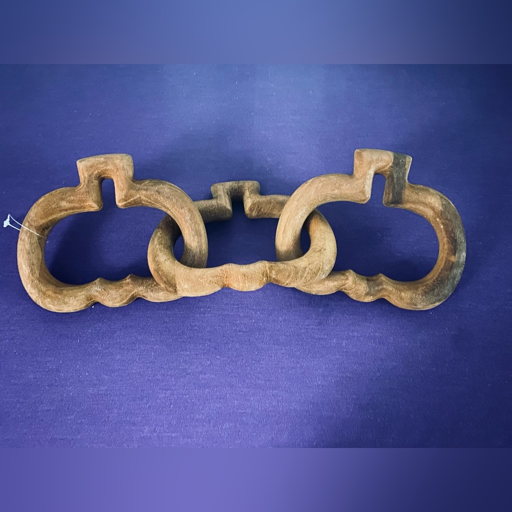 Fall Decor Wooden Pumpkin Links
